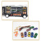 Lifelike diecast plastic container truck for kids