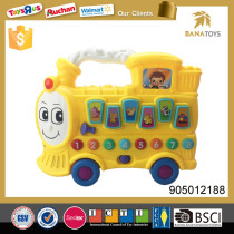 Plastic  low price electric  toy  carton car for kids with light and music
