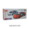 Electric diecast friction model car with 3d light