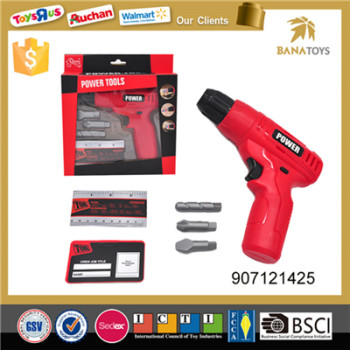 Power tool kit electric hand driller toy