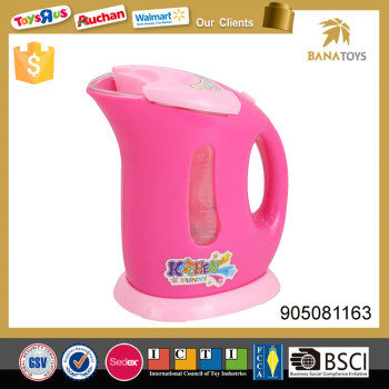 Electric kitchen toys water kettle with light and music