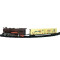 Railway model toy electric train with light and music