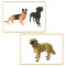 Wholesale retriever figurines dog model for decoration
