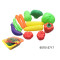 Imitated kitchen toy plastic fruit vegetable basket