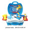 Pretend play set toy docotr kit with light