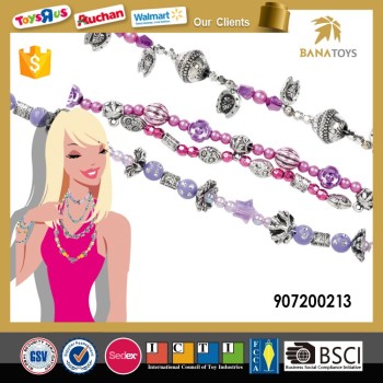 DIY National Wind Plastic Crystal Beads Girl Toy
