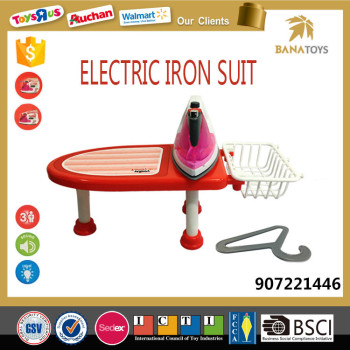 Children funny furniture toys set electric iron suit