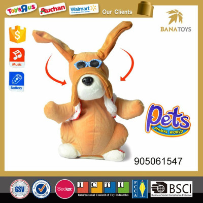 Battery Operated Stuffed Dog Toy