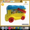 Kids cartoon plastic educational building block toy car  for kids
