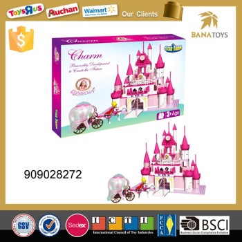 Magnetic Building Blocks Toys 500 Piece Castle and Carriage Building Bricks for kids