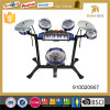 Electric kids drum set with keyboard