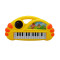 Musical instrument electronic organ keyboard with light
