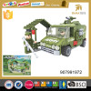 Army soldier plastic toy block for kids educational toy 166pcs