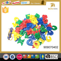 Plastic alphabet letter blocks toys