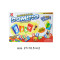 Plastic educational intelligent toy  color domino play set game set family game