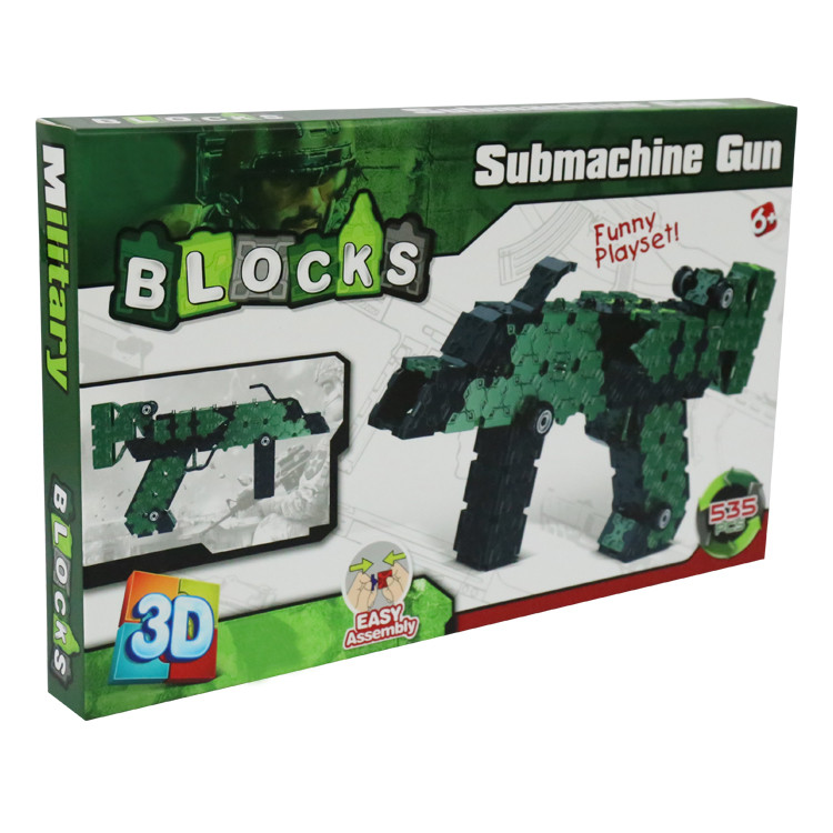 Educational 3d gun puzzle for kids