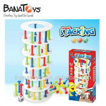 Wholesale plastic stacking toys board game for kids