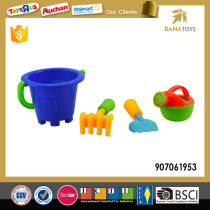 Children spade toy and beach bucket
