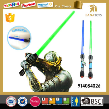 Kids New Retractable Toy Swords with Sound and Light
