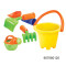 Security design sand bucket toy with shovel for kids