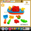 Interesting sand playing set plastic beach boat toy
