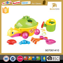 Lovely cartoon sand toys set tortoise carrier