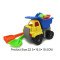 Cartoon sand transport truck with 6 accessories