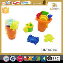 Summer beach shovel toys and red bucket beach toy set