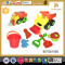 Fantastic toy set beach hand truck with 6 accessories