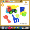 Beach plastic truck toy with bucket and shovel toy