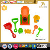 Security design beach bucket sand toy set with shovel