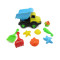 High quality Plastic Beach Truck Toy Car with 8 Accessories