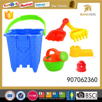 Children favor plastic bucket with molds and shovel