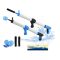 space blue Plastic dual-handle sniper aerated  outdoor water toy gun with soft paly arrow for kids