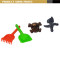 Hot item sand beach toys pirate ship with plastic shovel