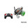 Venta superior Juguete Anfibio RC Stunt Car Con Luz de Colores