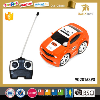 Hot 4 Channel Kids RC Toy Yellow Taxi