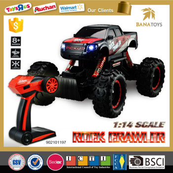 1/14 4WD rc coche de carreras con el cargador
