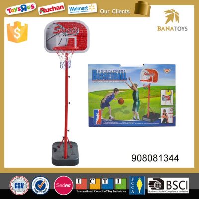 Plastic mini portable kids basketball games with basketball stand