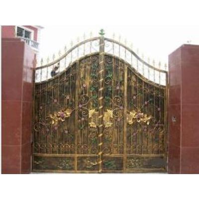 Decorative Main Wrought Iron Gate Design