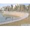 decortive and safety fiberglass pultruded fence for public river levee guardrail