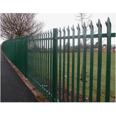 Wrought Iron Palisade Fence