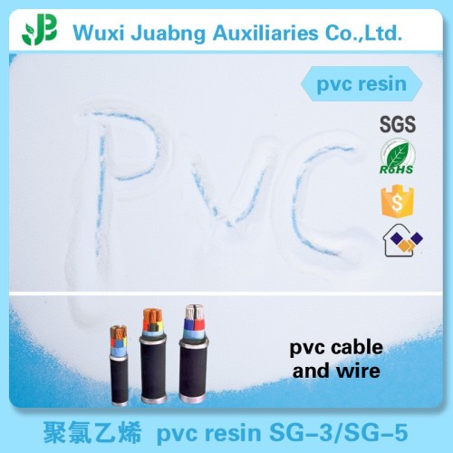 Fabrication professionnelle câble industrie utilisation Pvc résine plastique matières premières