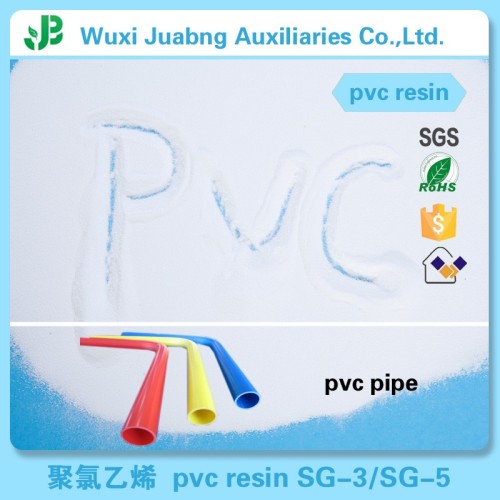 Matérias-primas químicas de cloreto de polivinila resina de PVC SG-5 tubos de PVC