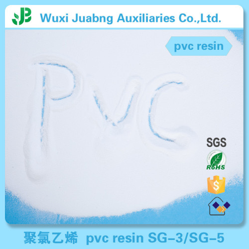 Producción de Plástico China Gold Supplier El Uso de Pvc Resina Sg5