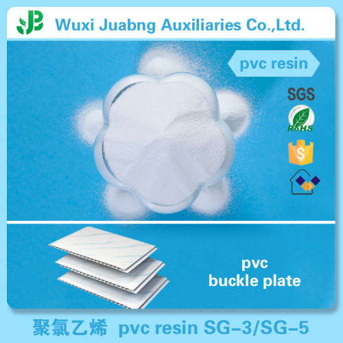 Matière plastique Sg3/Sg5 Pvc Résine Qualité Pour Pvc Boucle Plaque