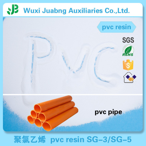 Certificado Química Pvc Resina Matéria-Prima de Plástico Para Tubo de Pvc