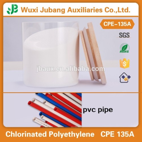 Хлорированного полиэтилена CPE 135a, модификатор ударопрочности CPE для профили добавки