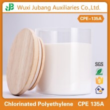 Favorável ao meio ambiente borracha e plástico matéria prima cpe clorada polietileno 135a