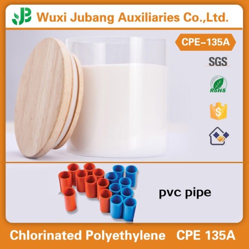 Polyéthylène chloré, CPE 135A, Polyéthylène matières premières pour pvc tuyaux